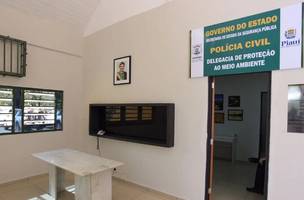 Delegacia de Proteção ao Meio Ambiente. (Foto: Reprodução)