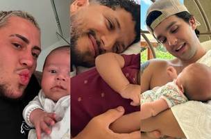 Famosos comemoram primeiro Dia dos Pais (Foto: Reprodução)