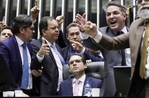 Hugo Motta retoma presidência da Câmara sobre protestos de parlamentares bolsonaristas (Foto: Bruno Spada/Câmara dos Deputados)
