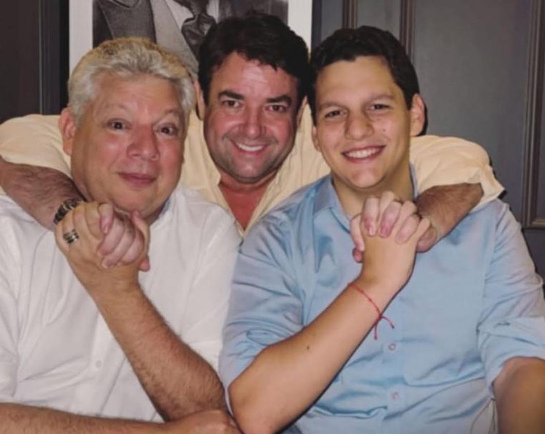 Junqueira entre os Trabulo (pai e filho), que, ao que parece, ainda são do PP
