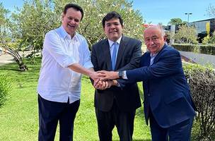 Kassab, Rafael Fonteles e Julio Cesar (Foto: Reprodução)