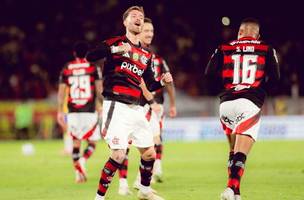 Léo Pereira comemora gol contra o Mirassol (Foto: Adriano Fontes/Flamengo)