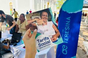 Mutirão faz cadastro na Tarifa Social que garante descontos de até 50% na conta de água em Teresina (Foto: Divulgação/Águas de Teresina)