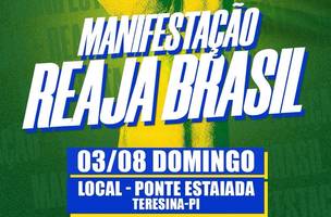 Reaja Brasil - Manifestação em Teresina será na Ponte Estaiada (Foto: Reprodução)