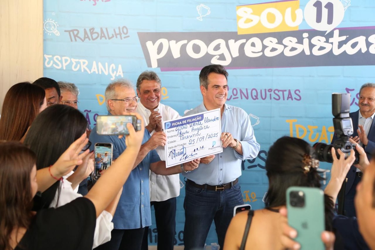 João Vicente no PP ao lado Ciro Nogueira