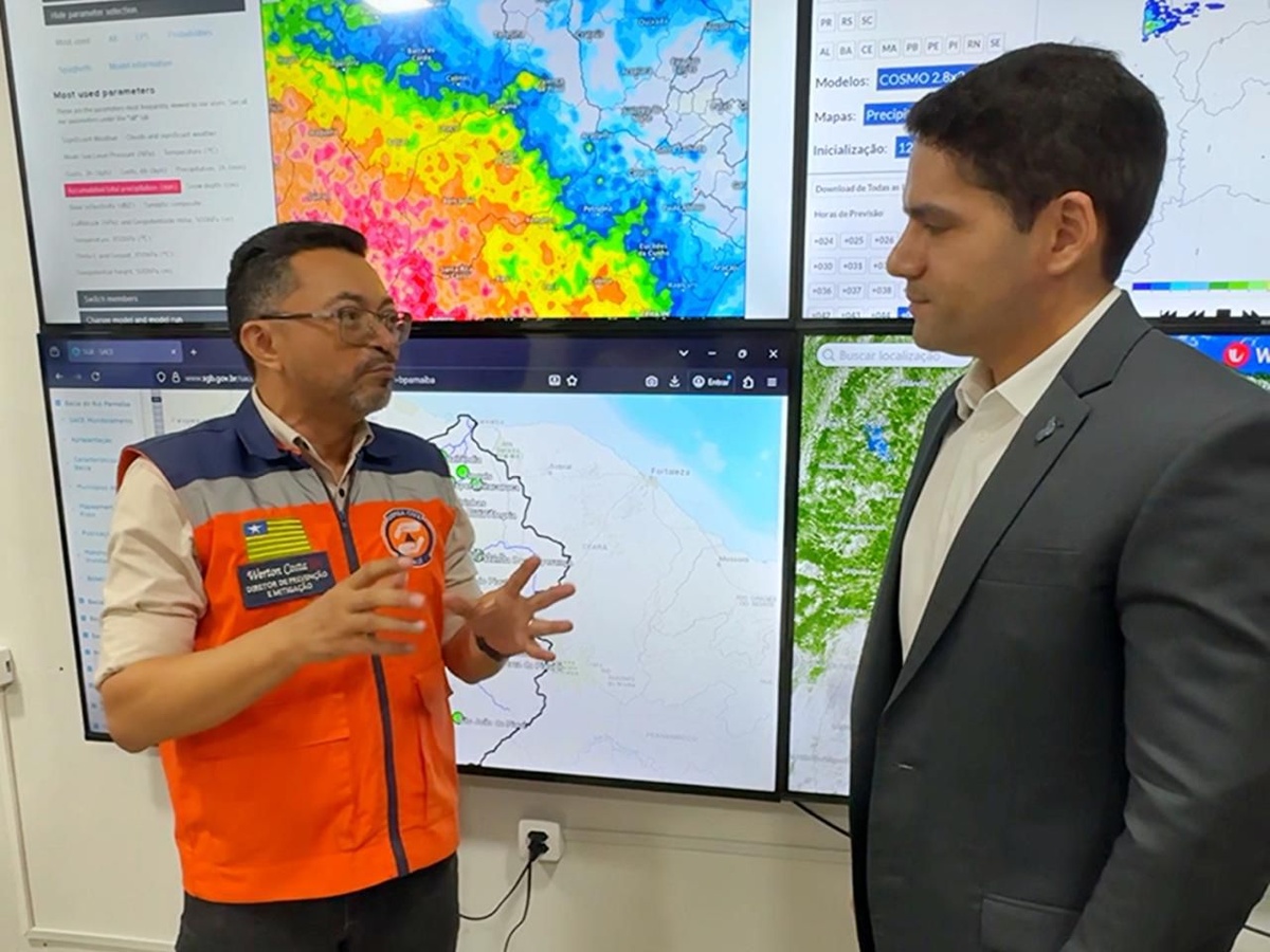 Defesa Civil monitora avanço de sistema climático após chuvas intensas