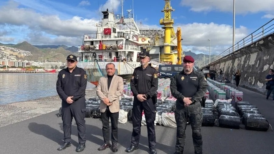 Espanha apreende quase 10 toneladas de cocaína