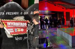 Local foi interditado na noite desta quinta-feira (28) (Foto: Divulgação)