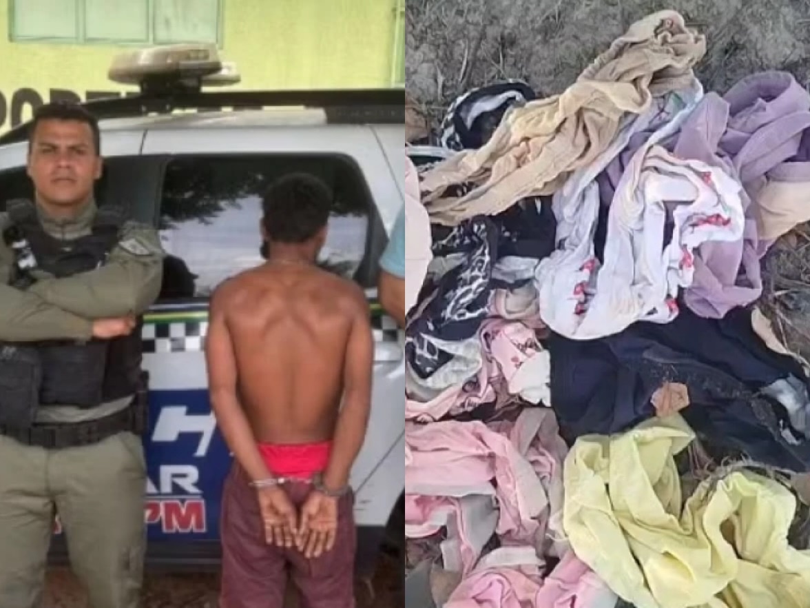 Maníaco das calcinhas é preso em Buriti dos Lopes