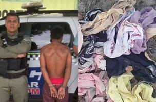 Maníaco das calcinhas é preso em Buriti dos Lopes (Foto: Divulgação)