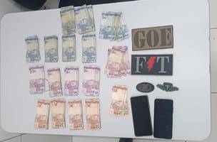 Material recuperado (Foto: Polícia militar)