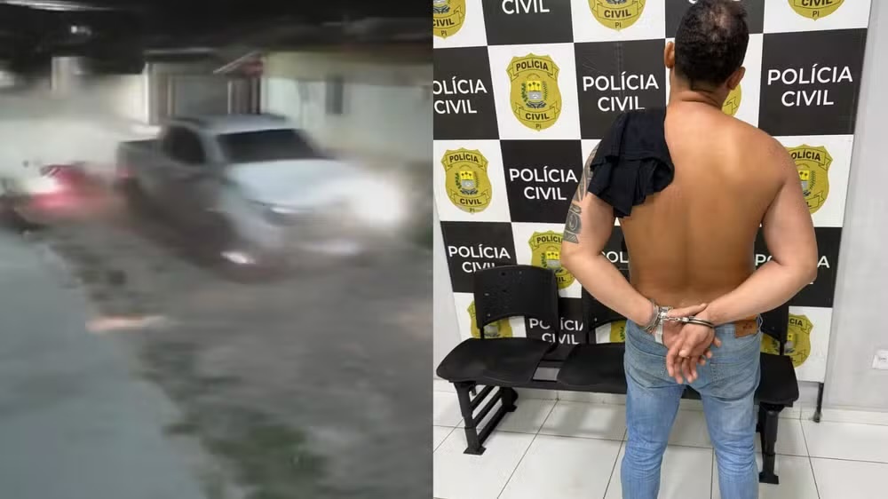 Suspeito foi preso horas após o acidente