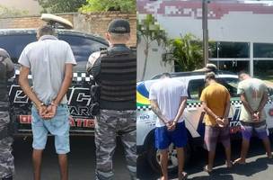Suspeitos de matarem mulher a tiros em bar de Pedro II são presos (Foto: Divulgação/SSP)