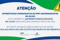 IPMT alerta 168 beneficiários sobre risco de bloqueio de pagamentos