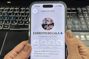 Canal Exército do Lula no Whatsapp . Foto: Rafa Neddermeyer/Agência Brasil
