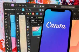 Canva: empresa amplia o desenvolvimento de modelos próprios de inteligência artificial (NurPhoto / Colaborador/Getty Images) (Foto: Divulgação)