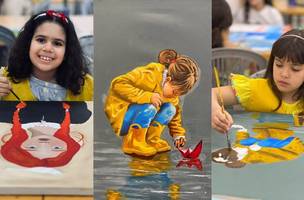 Crianças e adolescentes levam a própria arte para exposição em Paris (Foto: Reprodução (Atelier Luciana Severo))