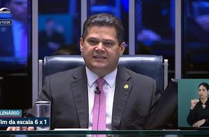 Davi Alcolumbre (Foto: Reprodução/TV Senado)