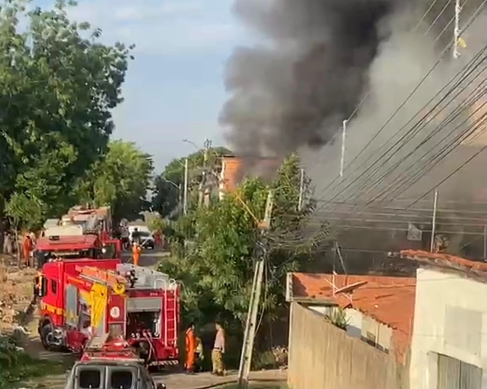 Local do incêndio
