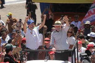 Lula em ato político no Distrito Federal