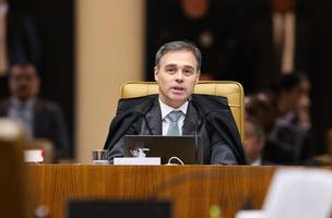 Mendonça diz que Lula e Flávio podem abrir sigilos sem autorização do TSE (Foto: ALEJANDRO ZAMBRANA/STF 15.09.2026)