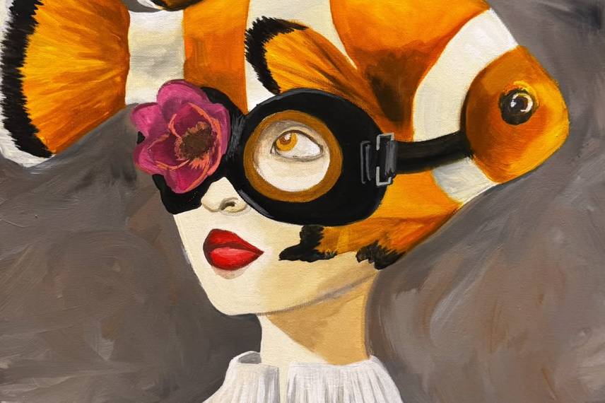 Obras dos jovens artistas do Piauí