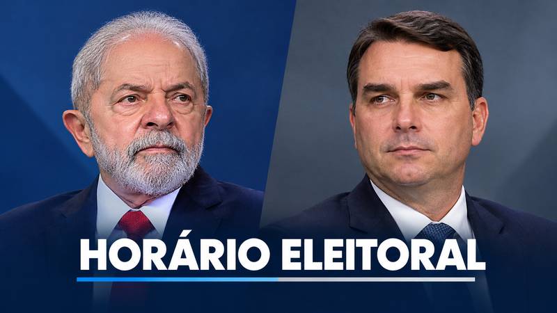 Horário eleitoral: Flávio destaca alianças e Lula alerta para riscos