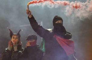 Protesto em Berlim, na Alemanha, neste sábado (Foto: AFP)