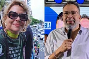 Rogéria Bolsonaro e Marcelo Canella (Foto: Reprodução)