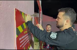 Bar conhecido como “Mansão da Barbie” é interditado em Parnaíba após denúncias (Foto: SSP-PI)