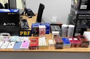 Carga com iPhones e tirzepatida é interceptada pela PRF no Piauí (Foto: Reprodução/PRF)