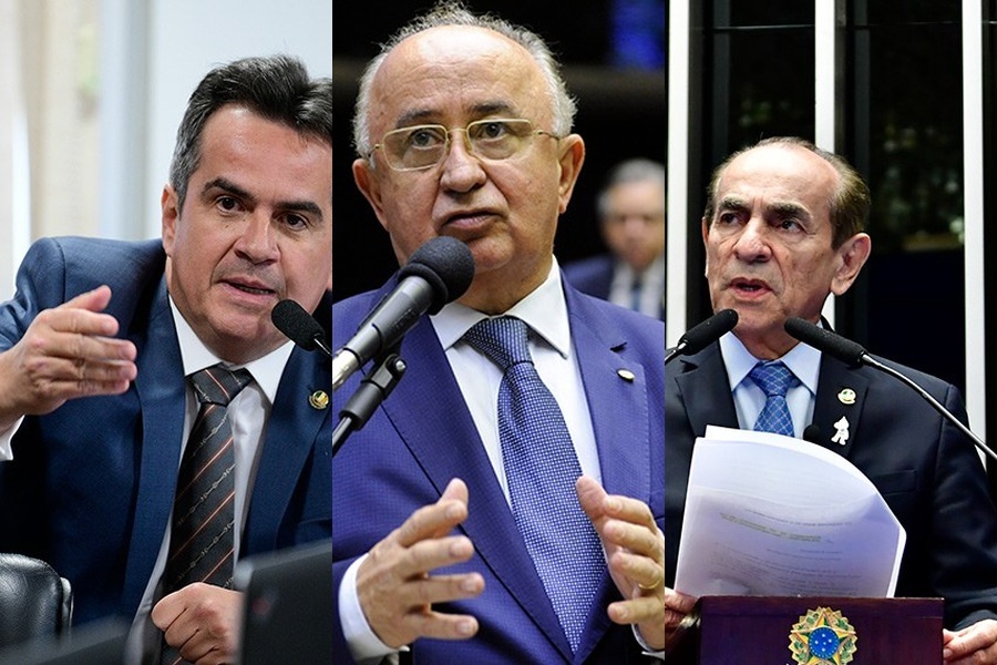 Ciro Nogueira, Julio Cesar e Marcelo Castro