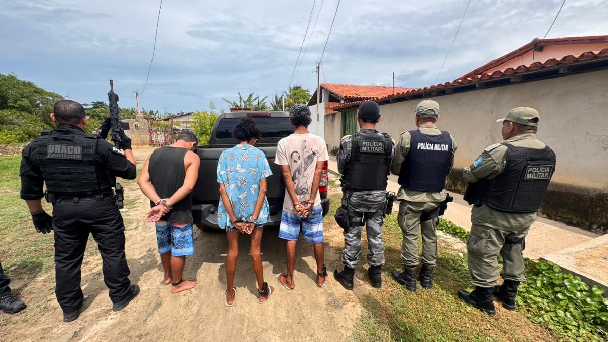 Detidos durante operação no litoral