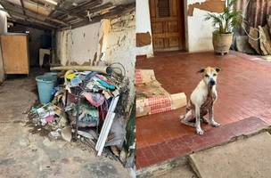 Idosa é resgatada em situação de abandono (Foto: Reprodução)