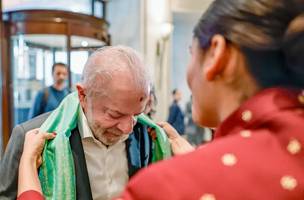 Lula desembarca em Nova Délhi e abre agenda com cúpula global sobre IA (Foto: Ricardo Stuckert/PR)