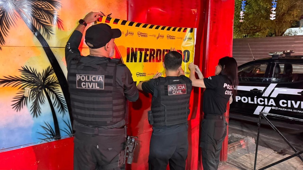 Operação interdita comércio na zona Sul de Teresina