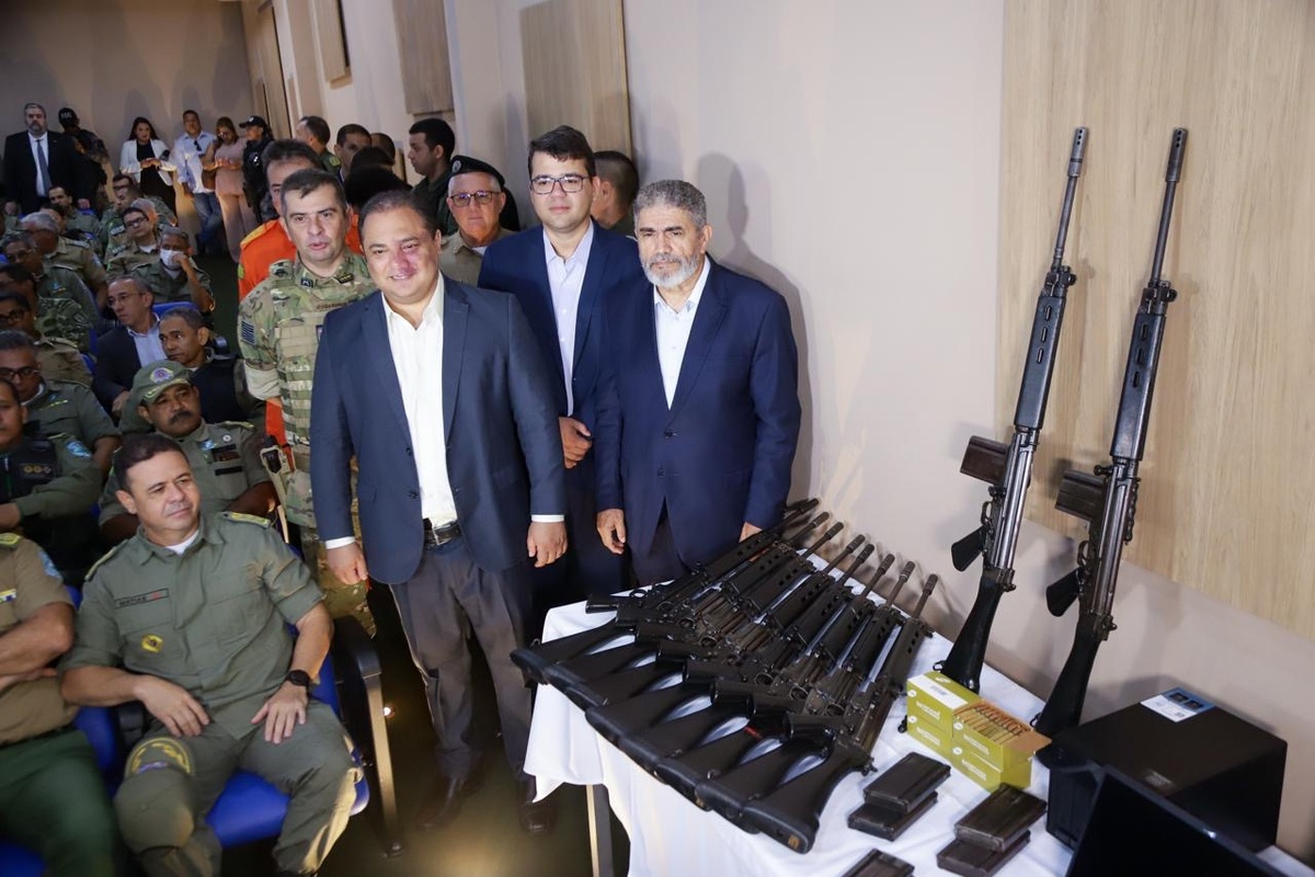 Piauí recebe fuzis e tecnologia federal para ampliar combate ao crime