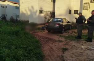 Residência onde a vítima foi alvejado (Foto: Reprodução)