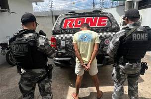 Suspeito de ameaças contra policial é detido (Foto: Divulgação/PM-PI)