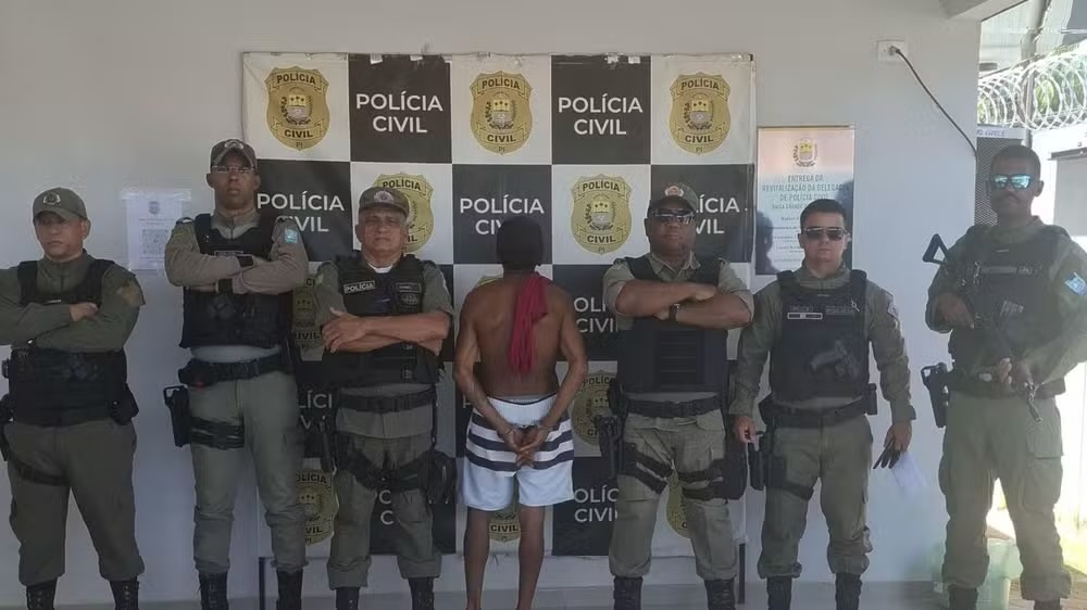 Suspeito preso