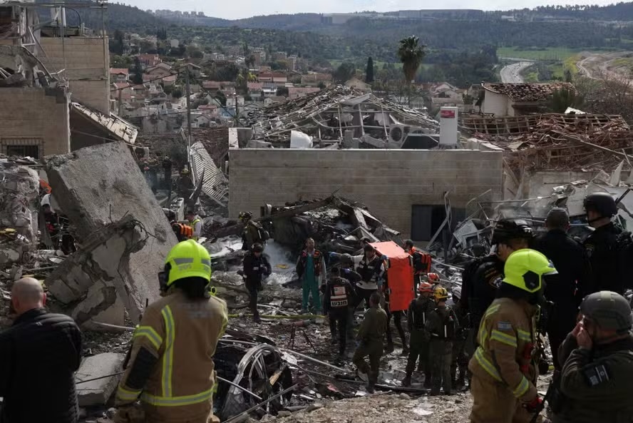 Ataque iraniano a uma cidade próxima à Jerusalém