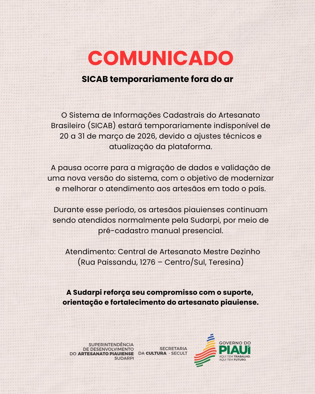 Comunicado
