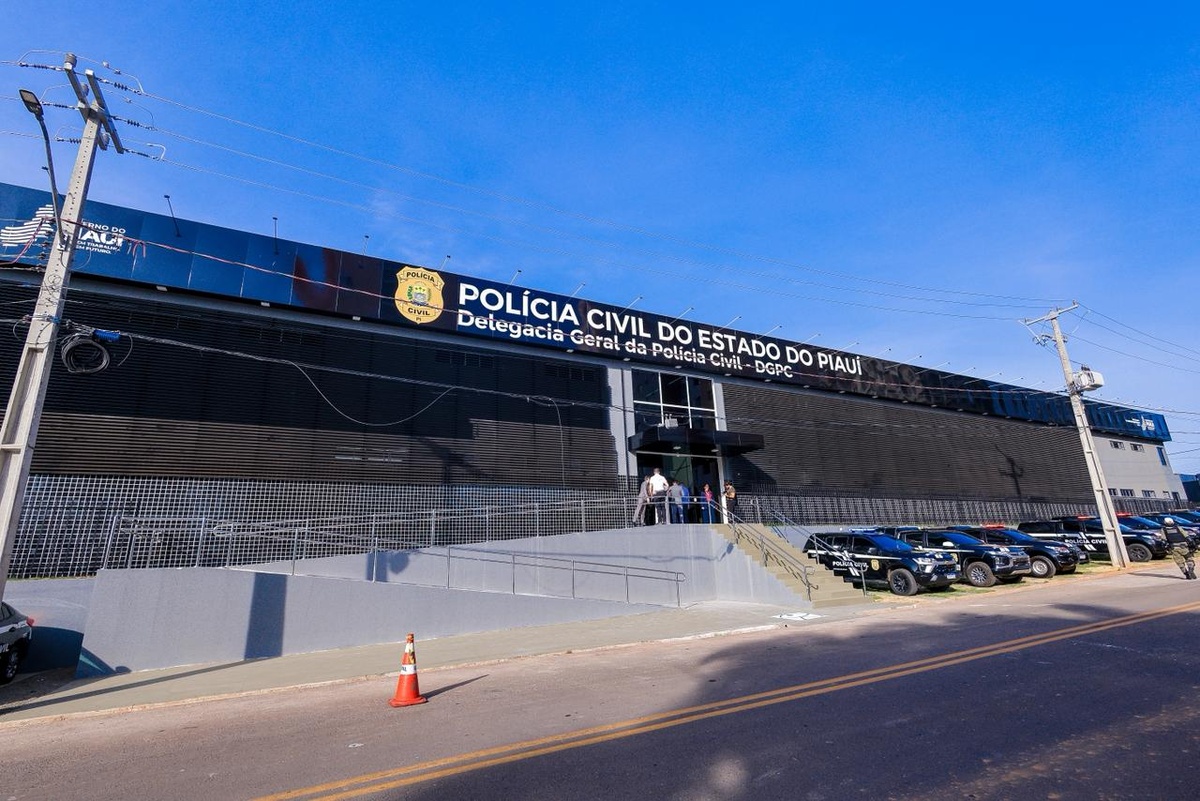 Delegacia-Geral do Piauí, onde houve o suposto caso de estupro na quinta-feira (19)