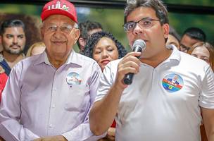 Dr. Pessoa e Rafael Fonteles juntos em apoio a Lula (Foto: Reprodução)