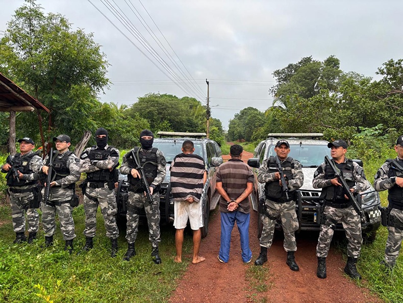 Dupla foi presa pelo Rone na manhã desta sexta-feira (20)