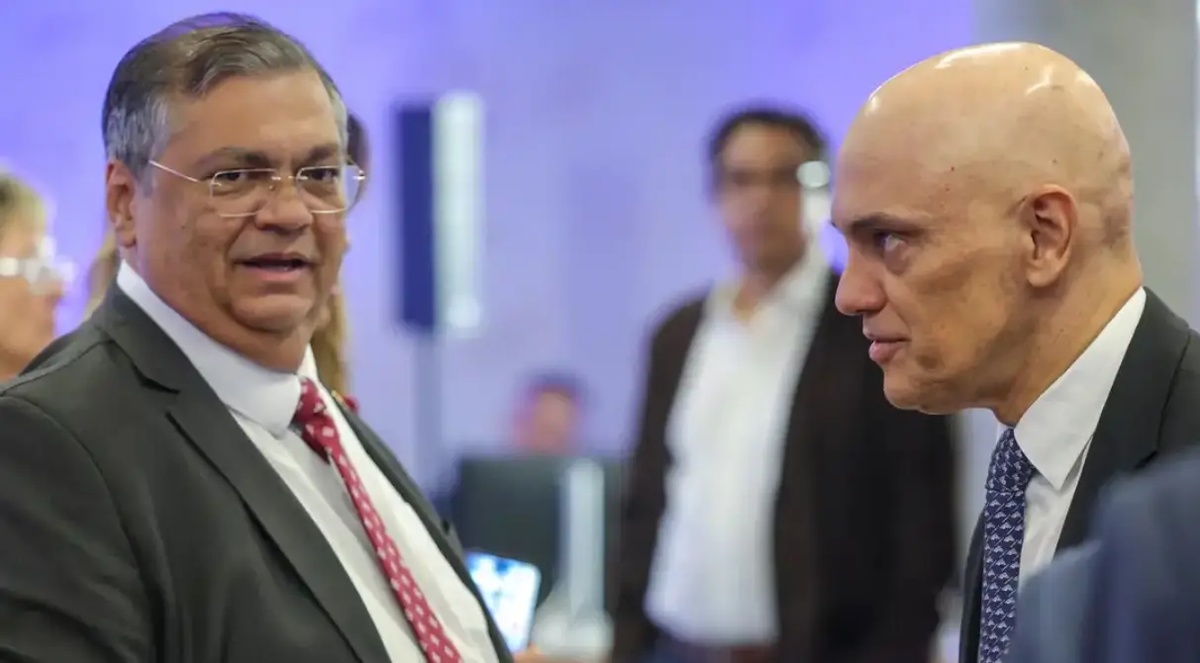 Flávio Dino e Alexandre de Moraes