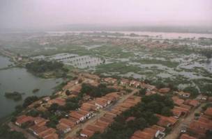 Inundação em Teresina no ano de 2004. Região das Lagoas do Norte (Foto: Reprodução)