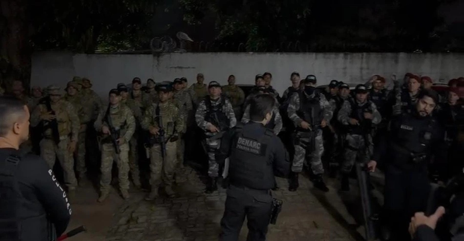 Operação integrada das forças de segurança
