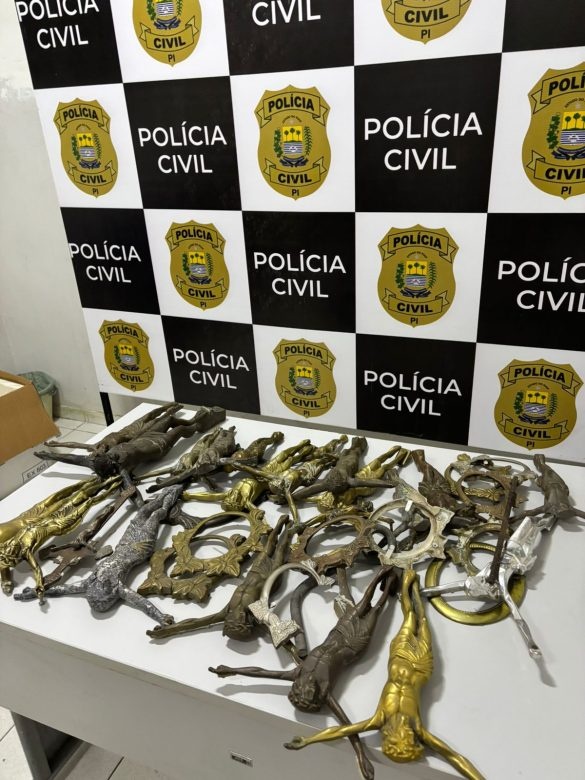 Peças religiosas furtadas eram revendidas ilegalmente na capital