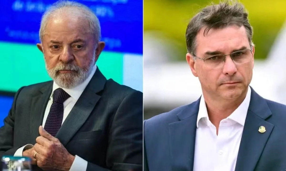 Pesquisa Quaest mostra empate entre Lula e Flávio Bolsonaro em simulação de segundo turno.